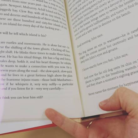 Lunchtime reading! Beatlebone by Kevin Barry #amreading #reading #bookstagram #books #fallreads #bookworm #booknerd